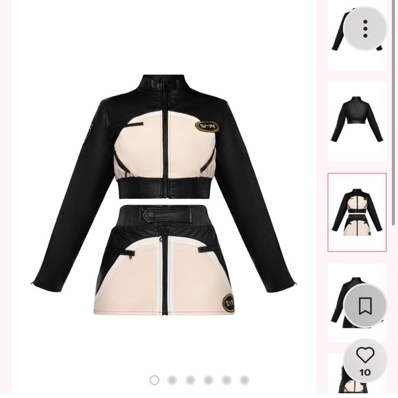 Vegan Leather Skirt - Picture 3 of 5